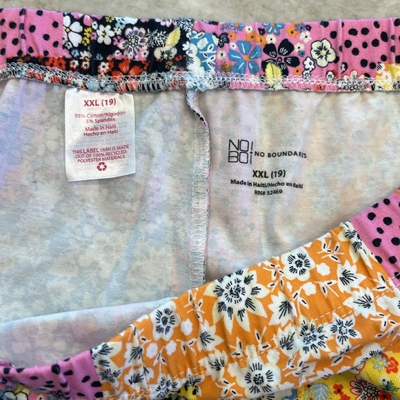 NEW No Boundaries | Juniors Ankle Leggings | Patchwork | Size XXL - Picture 8 of 11
